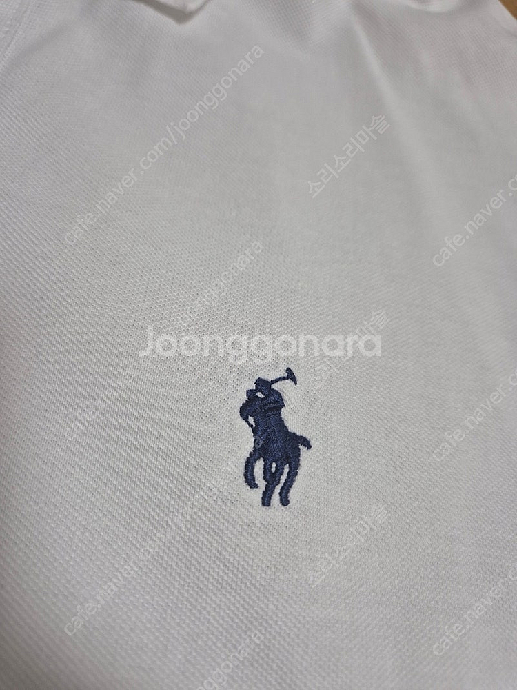 폴로 랄프 로렌 화이트 폴로pk티셔츠 M--1