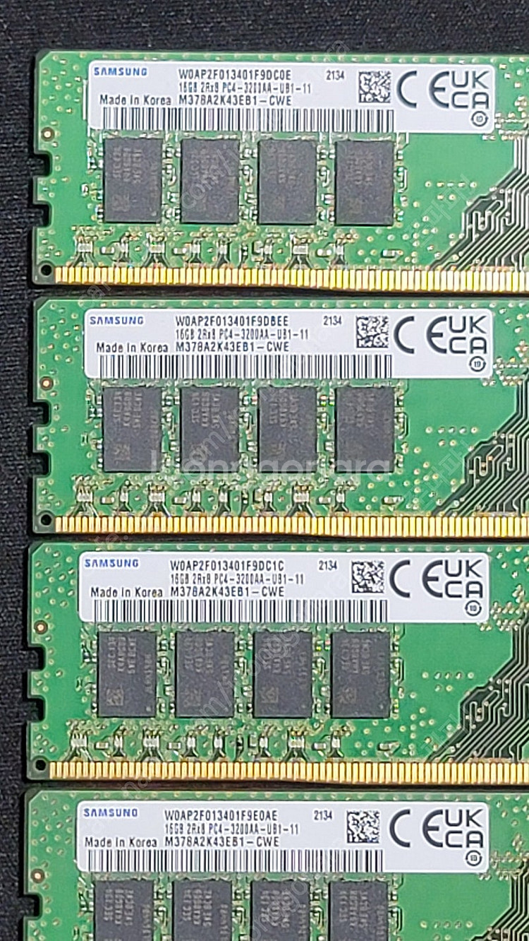 삼성 DDR4-3200 16GB x 4장 (총 64GB...--2