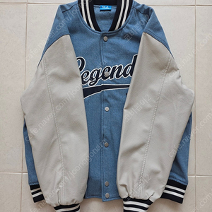 UCLA 유씨엘에이 데님 바시티 자켓 L,