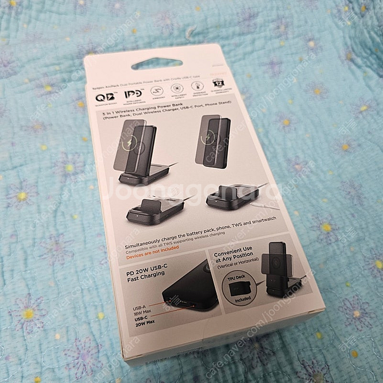 미개봉 새상품 슈피겐 PD 20W 고속 무선 충전 보조...--1