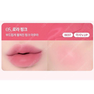 (미개봉) 바닐라코 립 앤 치크 05 로라핑크