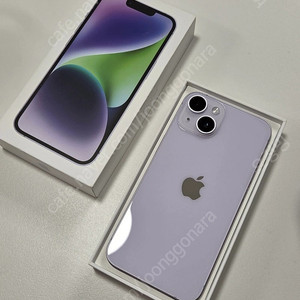 아이폰14 퍼플 512기가(카메라 강화유리필름 및 액정필름 포함)