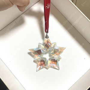 스와로브스키 오로라 오너먼트 장식품 7~ 7.5cm