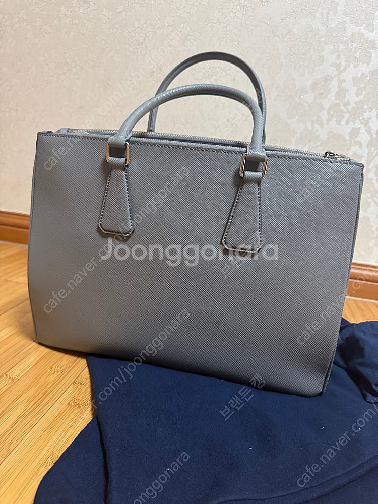 (새상품/마지막가격)프라다 남성 사피아노 갤러리아백 판...--1