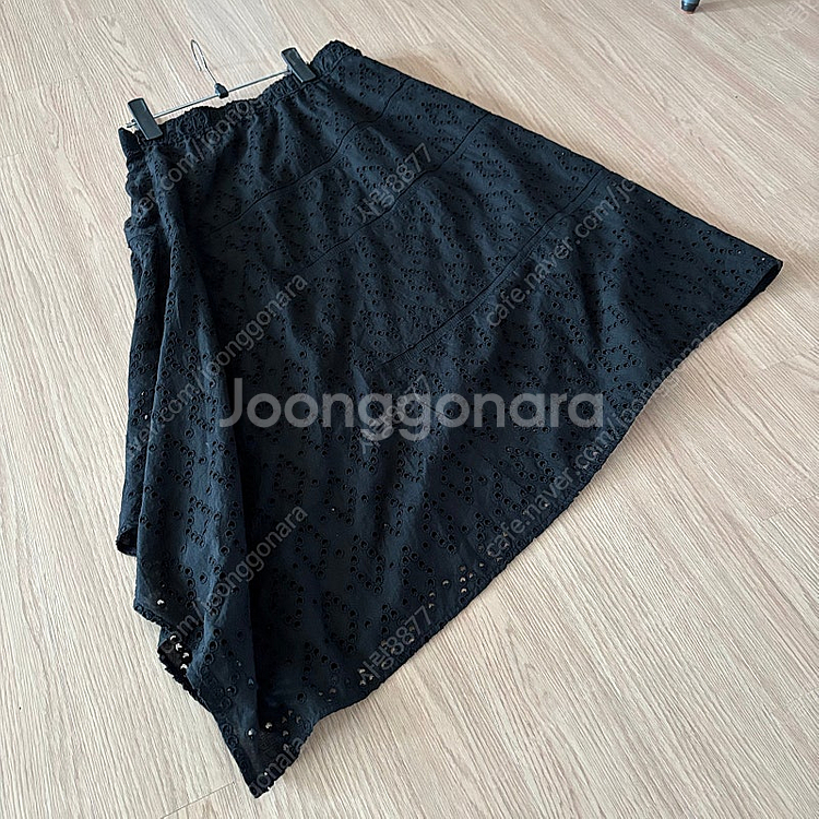 SJSJ 20년 아일렛 레이스 펀칭 언발란스 스커트 치...--5