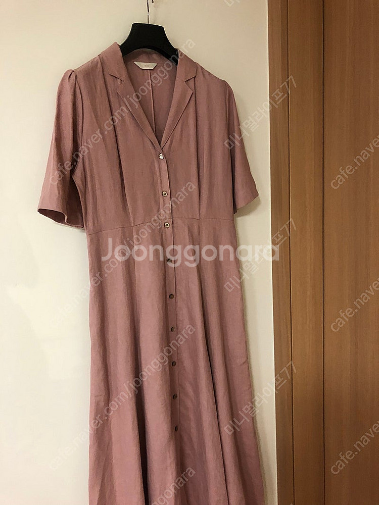 오르 orr 20년 린넨100 카라 반팔 원피스 원피스...--2