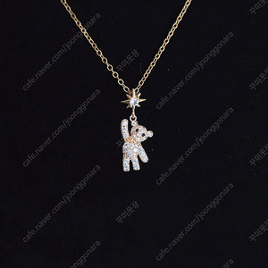 새상품,선물박스포장] 태양 곰돌이 골드 목걸이 (귀걸이 반지 팔찌 담수 진주 샤넬 14k 18k 925실버 반클리프 스와로브스키 구찌 까르띠에 에르메스 티파니앤코 입생로랑 루이비통