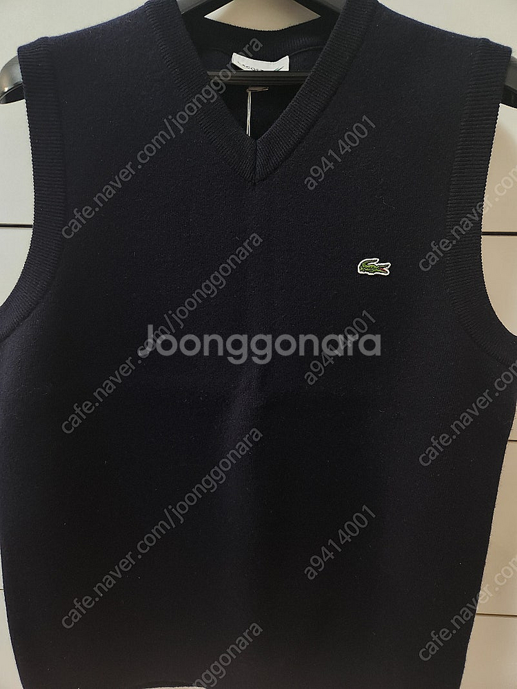 라코스테 브이넥 조끼 풀오버 베스트 Wool 100% ...--1