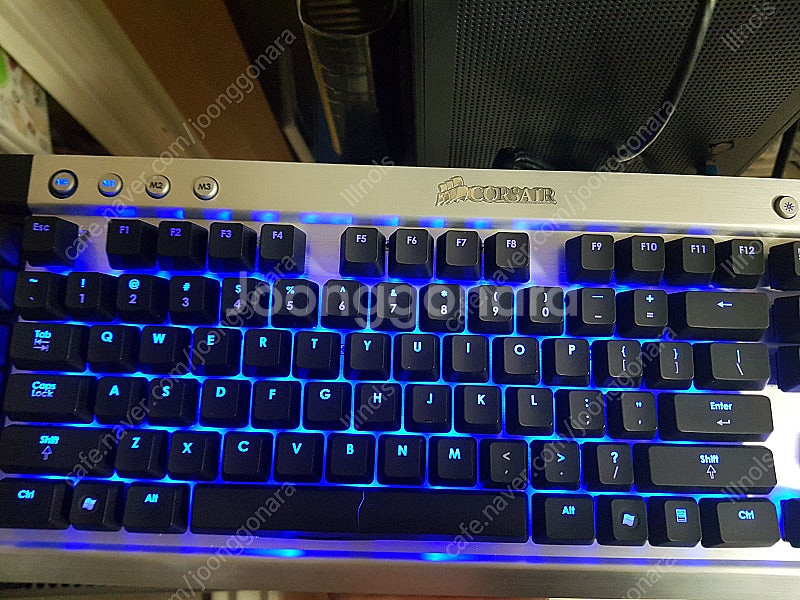 커세어 k90 구형 LED 적축 18키 매크로 키보드--0