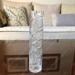 체코 보헤미아 크리스탈 화병 (새상품)
