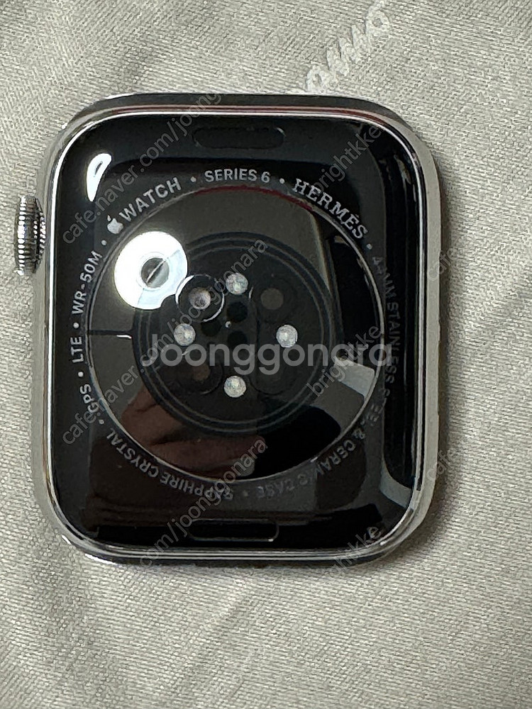 애플워치6 에르메스 실버 44mm--2