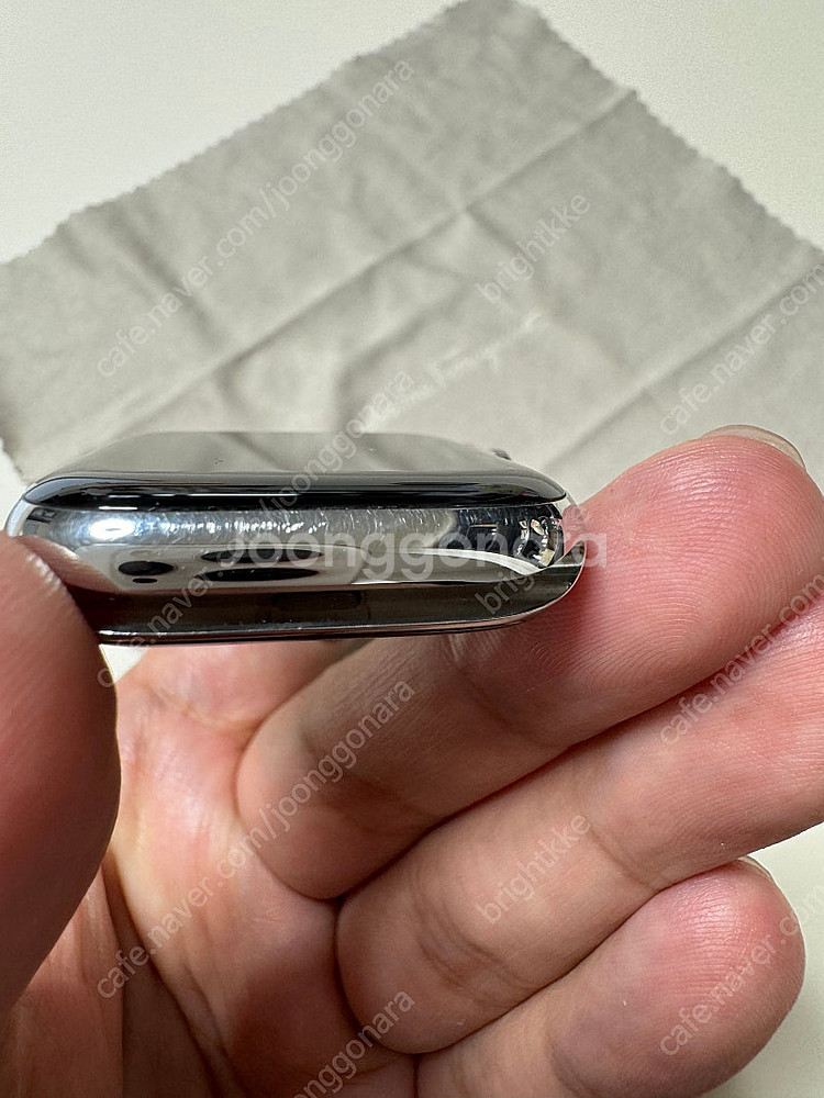 애플워치6 에르메스 실버 44mm--4