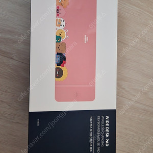 리틀프렌즈 무선충전 데스크 패드 핑크색상 미개봉 새상품 팝니다