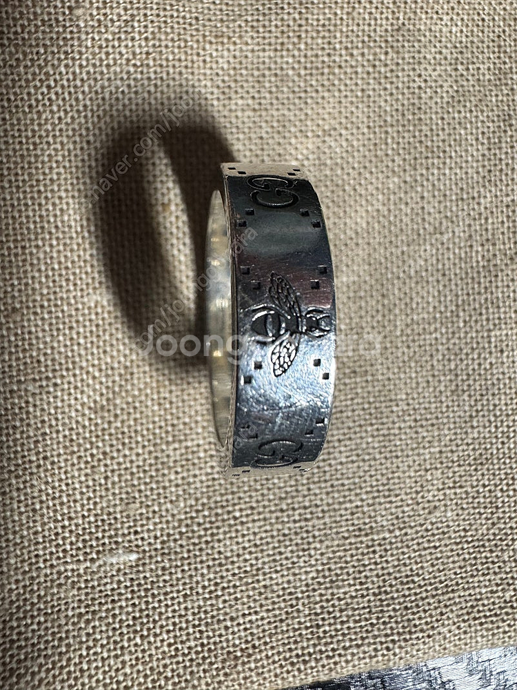 구찌 인그레이빙 벌 반지 6mm 21호--3
