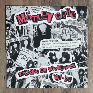라이센스 엘피 LP Motley Crue - Decade Of Decadence '81-'91 (1992년/워너뮤직코리아)