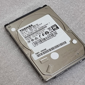 도시바 MQ01ABD SATA2/5400/8M/노트북용 (1TB, MQ01ABD100) 팝니다.