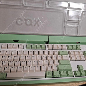 COX CY104 RGB 게이트론 게이밍 기계식 키보드 그린 (황축) 판매합니다
