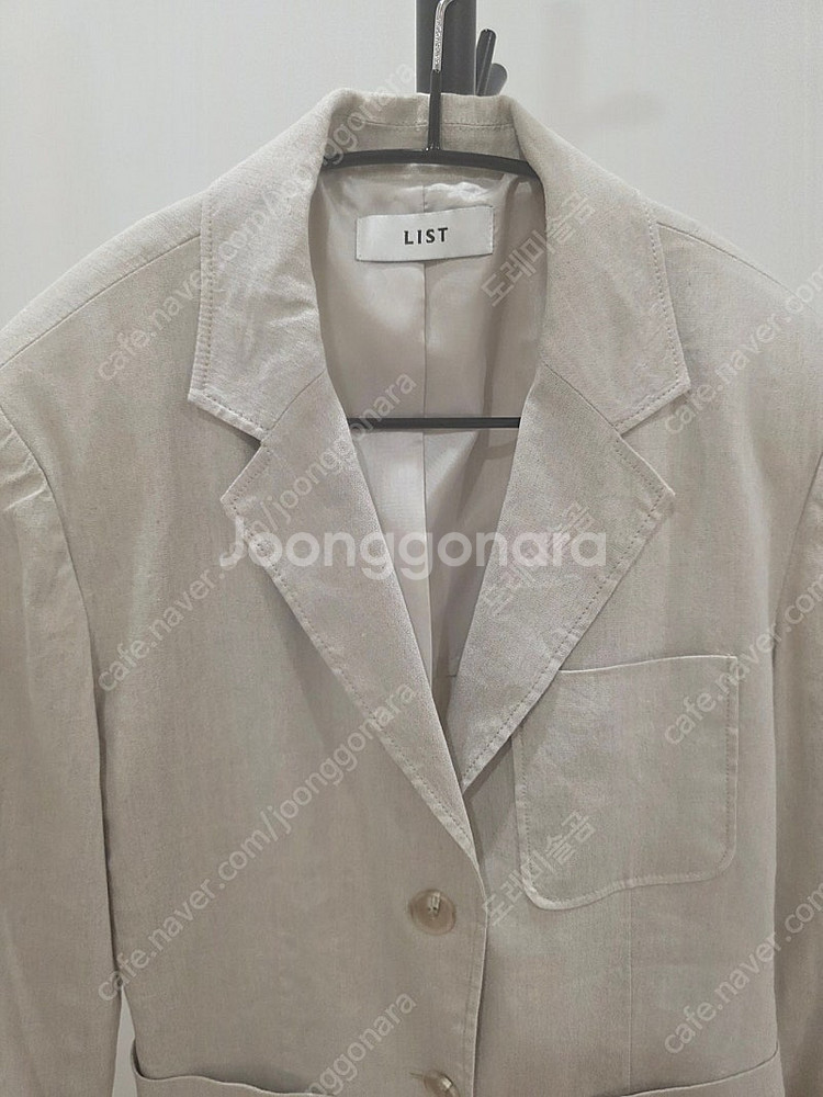 list 리스트 린넨포켓자켓 77사이즈--2