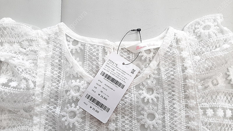 쌍둥이 여아 추천 로엠걸즈 레이스 앞치마 110-120사이즈 미개봉 새상품 2개(+7부 흰색 레깅스 2개 덤) 28...--1