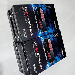 삼성 990 PRO 2TB 히트싱크 M.2 SSD 미개봉 새상품