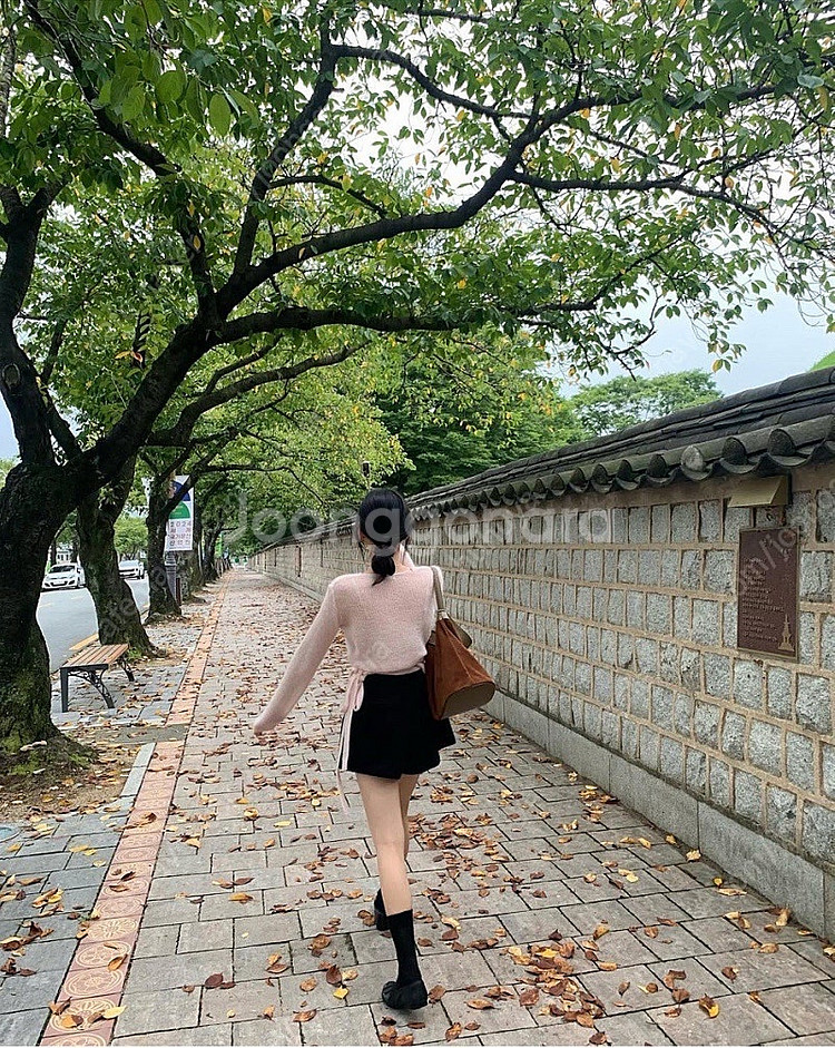 레예 알파카 랩 니트 핑크 reyeh 윤원마켓--1