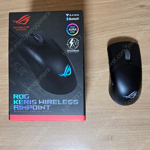 ASUS ROG KERIS WIRELESS AIMPOINT 블랙 무선