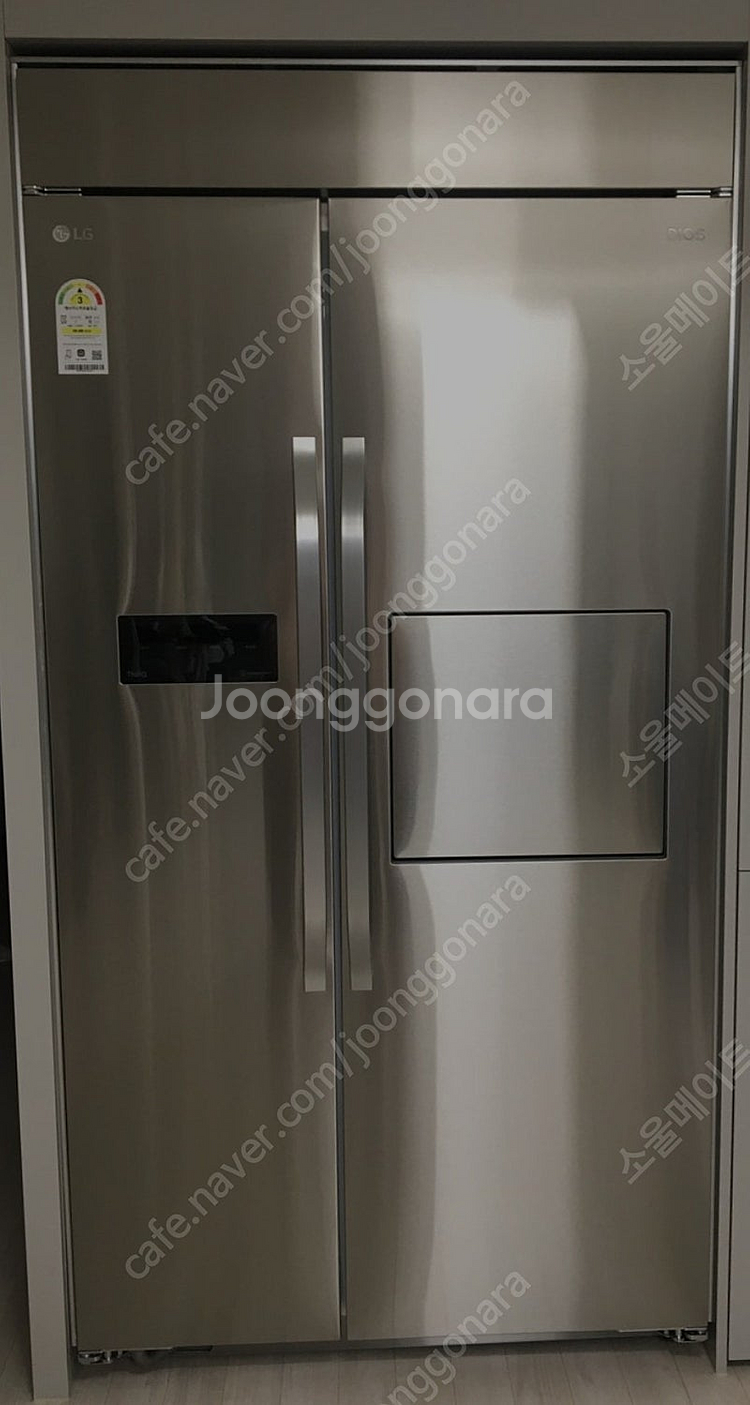 LG 디오스 클래드 양문형냉장고 (오토제빙)--0
