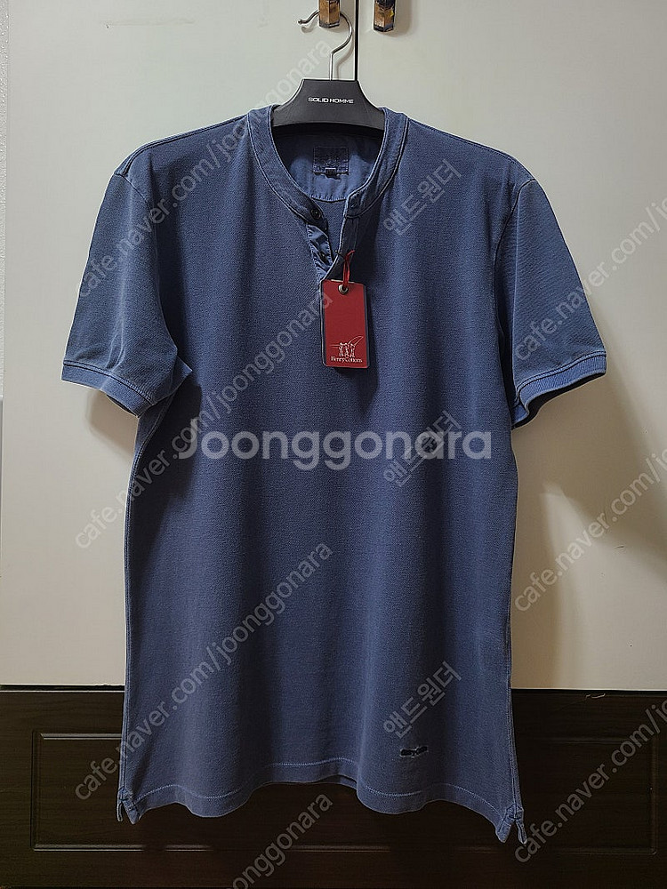 헨리코튼 헨리넥 반팔 티 100--0