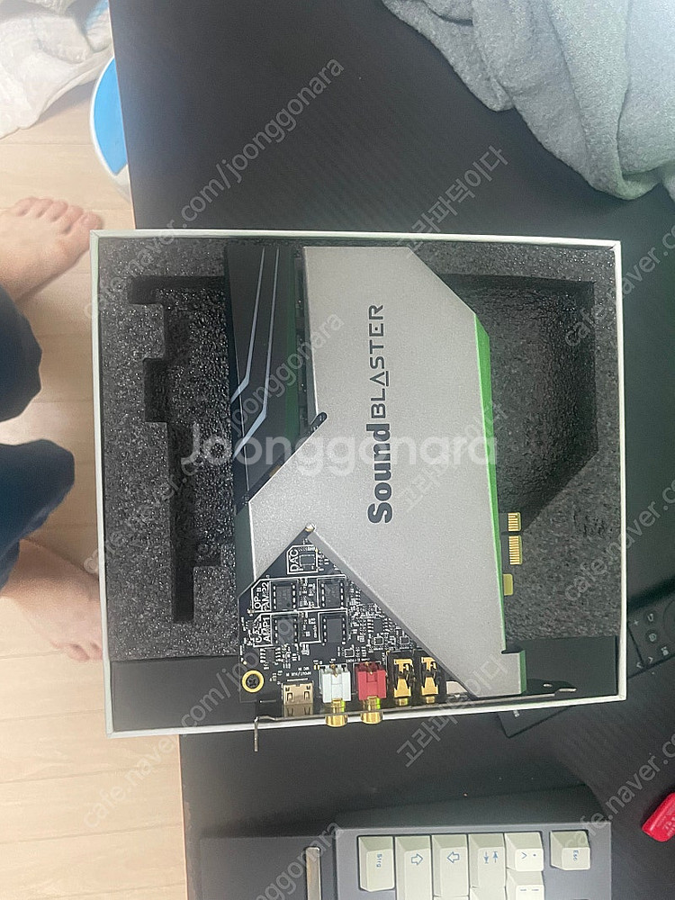 사운드블라스터ae9 팝니다--1