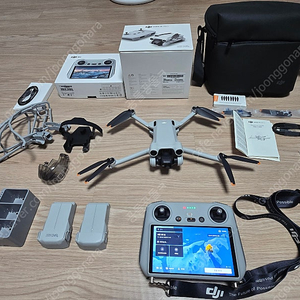 드론 팝니다 / DJI 미니3 프로 판매 (단순개봉)(RC조종기 포함) (85만)