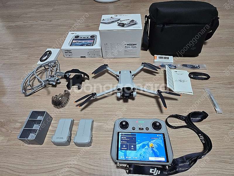 드론 팝니다 / DJI 미니3 프로 (단순개봉)(RC조...--0
