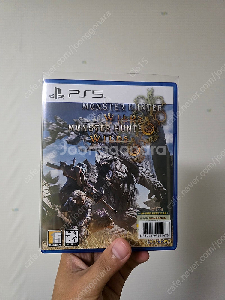 플스 ps5 몬스터헌터 와일즈 스틸북 팝니다(코드 미사용)--0