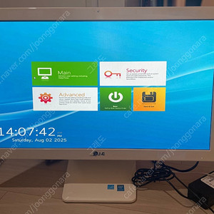 LG 올인원 pc lg22v24 3만