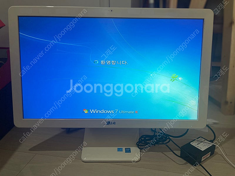 LG 올인원 pc lg22v24 3만--3