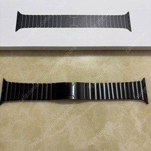 애플워치 링크브레이슬릿 링블 42/44mm(46mm, 울트라 호환) 스페이스 블랙 팝니다.
