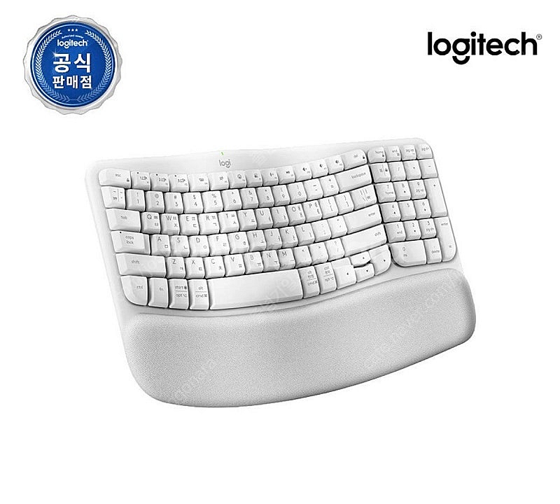 로지텍 WAVE KEYS 인체공학 무선 키보드 미개봉--1