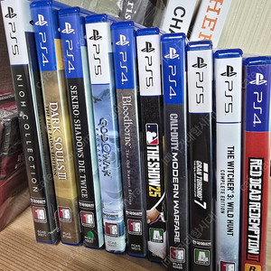 Ps5 ps4 시디 콜오브듀티/ 몬스터헌터 / 위쳐 / 레데리 / 제다이/다크소울 / 블러드본/ 세키로 / 인왕/ 삼국지14/ 갓오브워