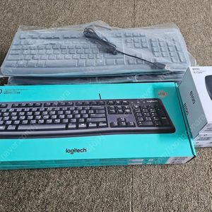 로지텍 키보드(K120) 마우스(B100) 미개봉 새제품 팝니다.