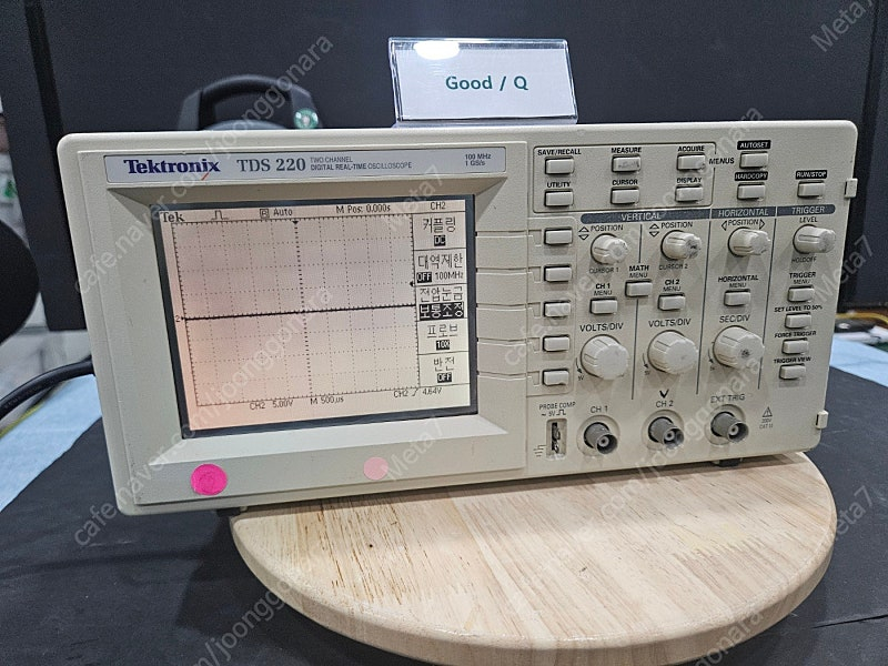 Tektronix TDS-220 중고 A급 오실로스코프 판매--0