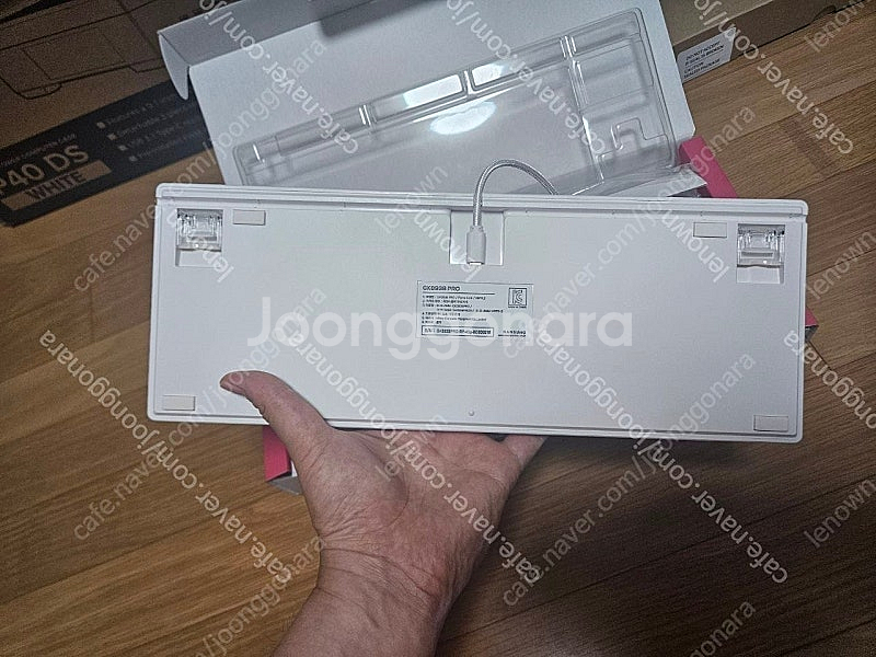 한성컴퓨터 GK893B PRO 동그리 8K 무접점키보드 35g 팔아요.--1