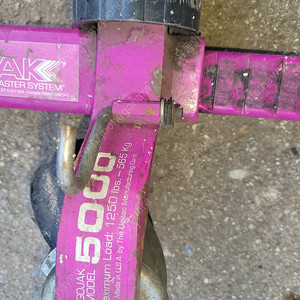 차량 이동용 핸드 리프트GOJAK 바퀴 리프트 작기