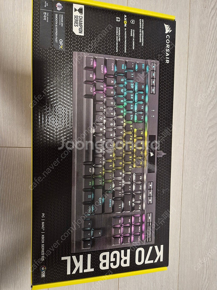 커세어 K70 RGB TKL OPX 새제품 팝니다--0