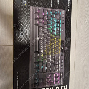 커세어 K70 RGB TKL OPX 새제품 팝니다