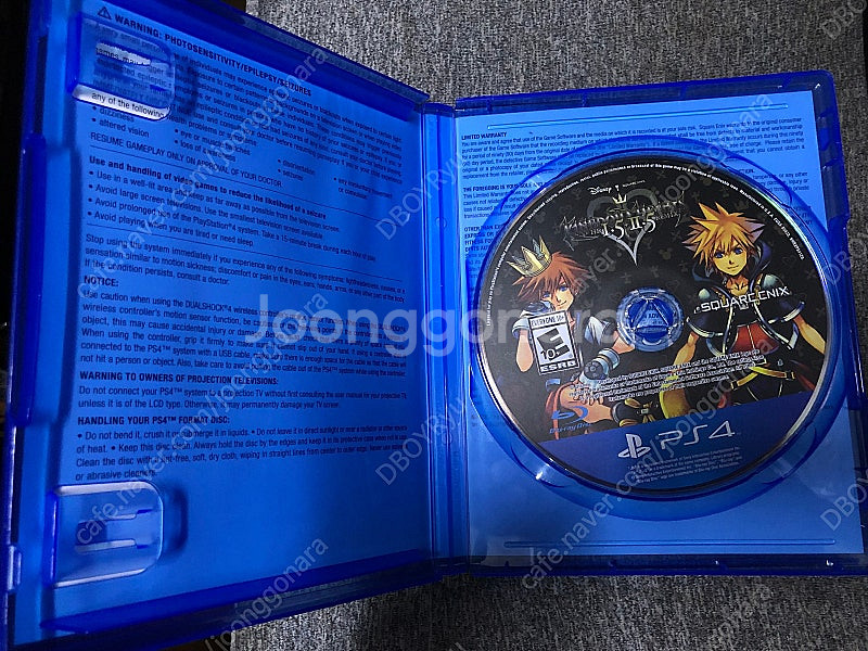 PS4킹덤하츠HD 1.5 2.5리믹스 북미판중고팝니다--1