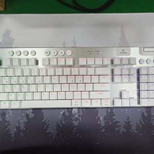 로지텍 G915 X LIGHTSPEED 무선 게이밍 키보드 화이트, 갈축
