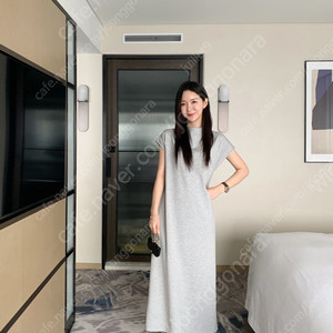 페이지유 데일리 롱 원피스 그레이 롱기장