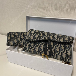 [정품] 디올 새들 체인 파우치 스몰