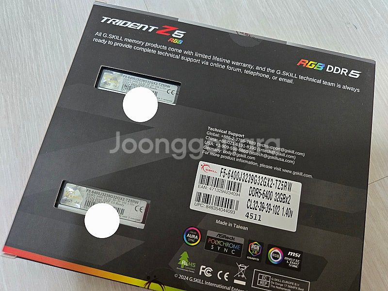 G.SKILL DDR5-6400 CL32 TRIDENT...--1