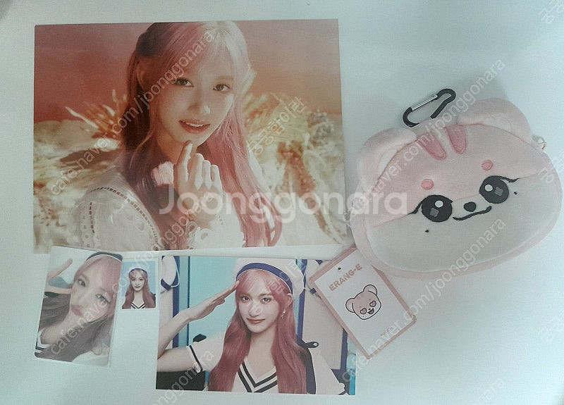 당일배송 일괄) 아이브 이서 포카 이랑이 파우치--0