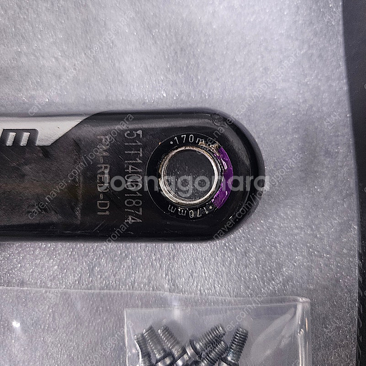 스램 포스 D2 파워미터 크랭크 레드 D1 170 크랭...--2